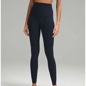 lululemon Align™ Super-High-Rise Pant 28" size 6 color True Navy